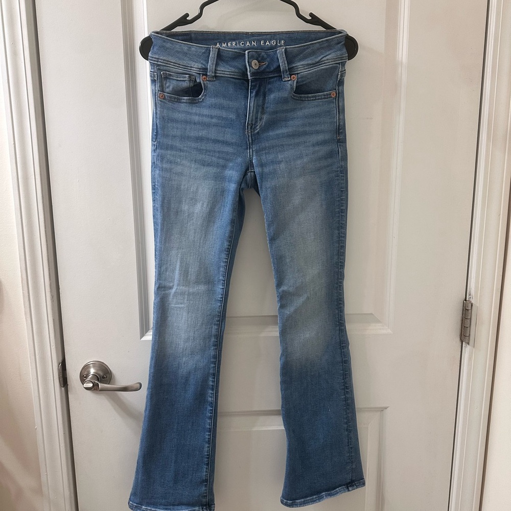 American Eagle Outfitters Light Blue Flare Jeans